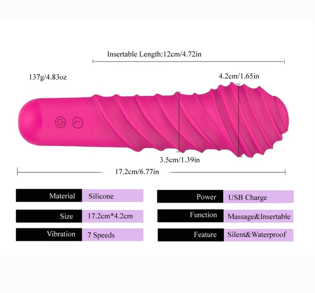 FAAK Ribbed Vibrator