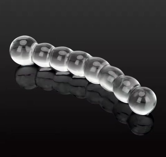 Glass Ballbead Dildo